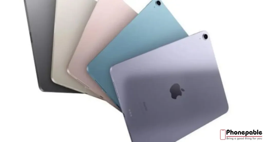 iPad Air 5th Generation 2022 in a high-performance case highlighting Apple M1 chip power and sleek design