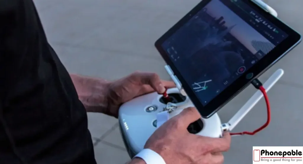 A protective iPad Air case shown playing the game videos