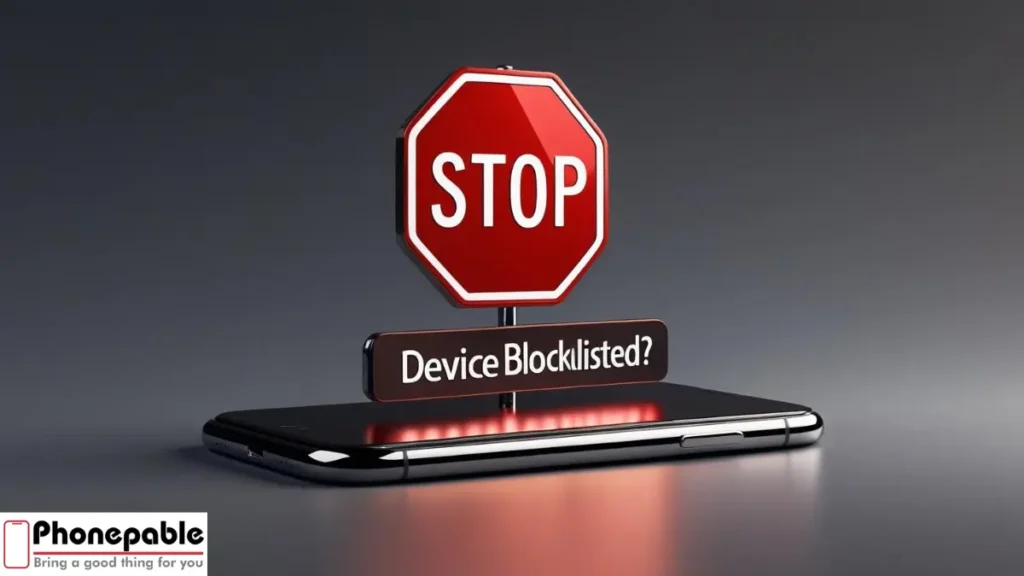 Check if iPhone is blocklisted before unlocking